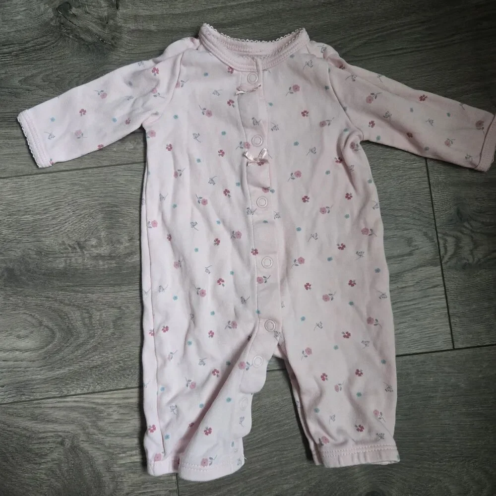 Lot Baby Essentials Modern Moments Gerber Newborn NB Sleeper Footie Romper Boho